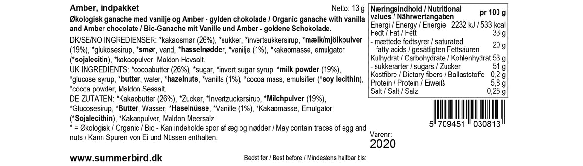 Summerbird, Amber