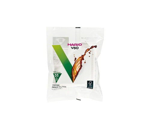 Hario Kaffefiltre 100 stk hvid, 01